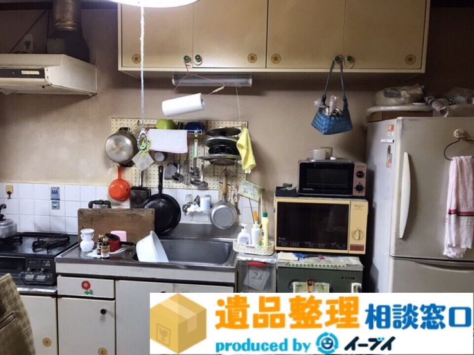 大阪府和泉市で遺品整理に伴い台所の調理器具など片付け処分をしました。のアイキャッチ